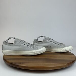 Womens Converse Chuck Taylor All Star Frilly‎ Thrills Gray Sneakers Shoes Size 9